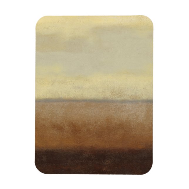 Solitary Desert Landscape by Norman Wyatt Magnet (Vertical)