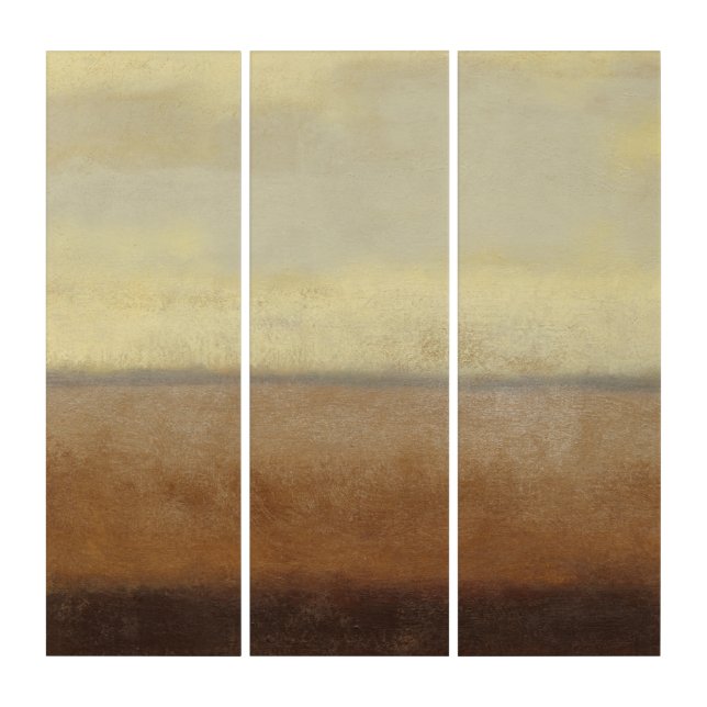 Solitary Desert Landscape by Norman Wyatt Triptych (Front)