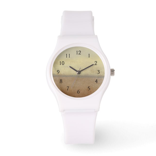 Solitary Desert Landscape by Norman Wyatt Watch (Front)