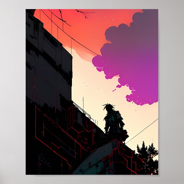 Solitary Figure Poster (Front)