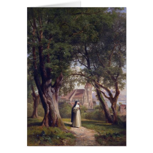 solitary nun cards (Front)