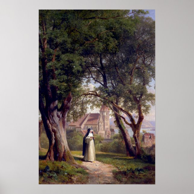 solitary nun poster (Front)