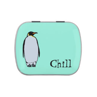 Solitary Penguin Chill Pill Box/Candy Tin