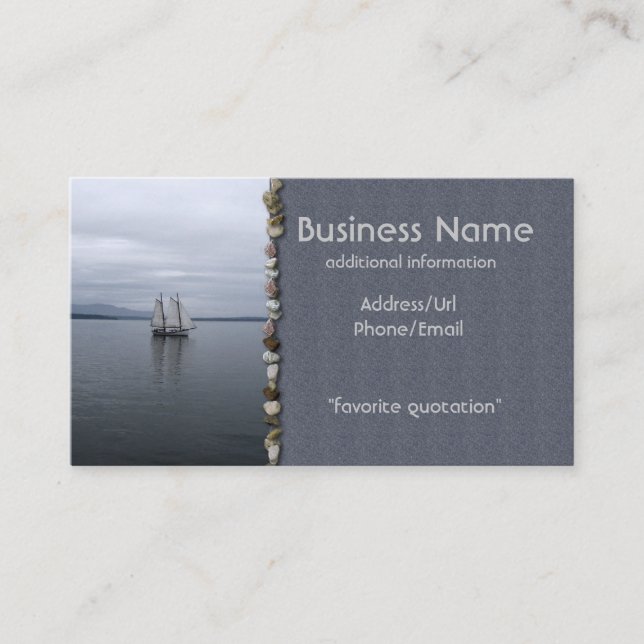 Solitary Sail Business Card (Front)