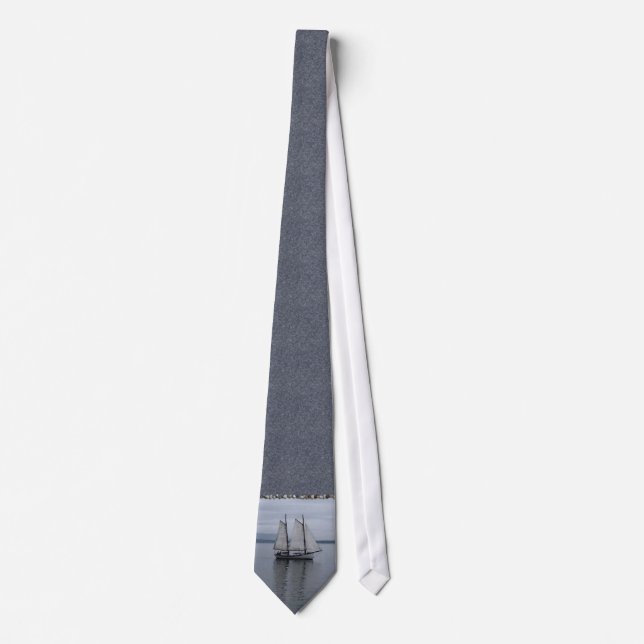 Solitary Sail Neck Tie (Front)