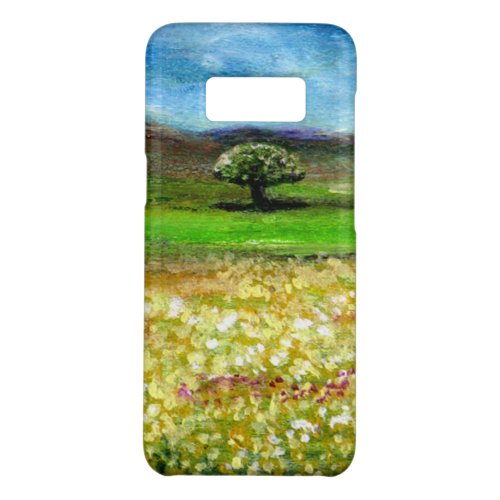 SOLITARY TREE IN THE YELLOW FLOWER FIELDTUSCANY Case_Mate SAMSUNG GALAXY S8 CASE