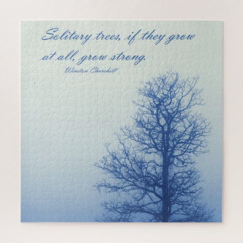 Solitary Trees Grow Strong  _  20x20 _ 676 pcs Jigsaw Puzzle