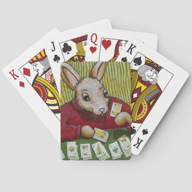 Solithare - rabbit playing cards (Back)