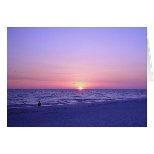 Solitude at Sunset Cards (Front Horizontal)