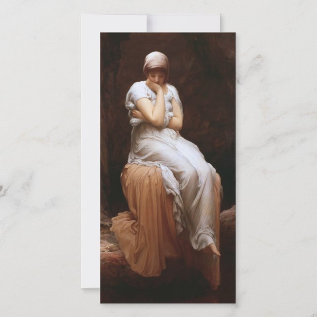 Solitude (by Frederic Leighton) Card (Front)