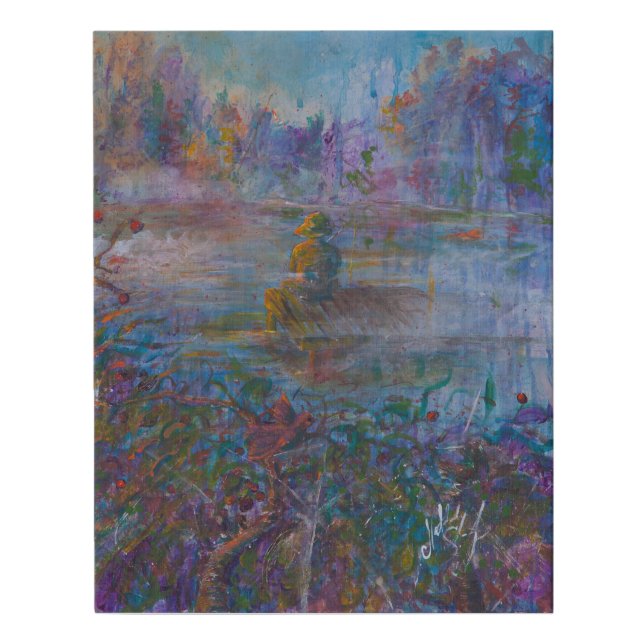 solitude faux canvas print (Front)