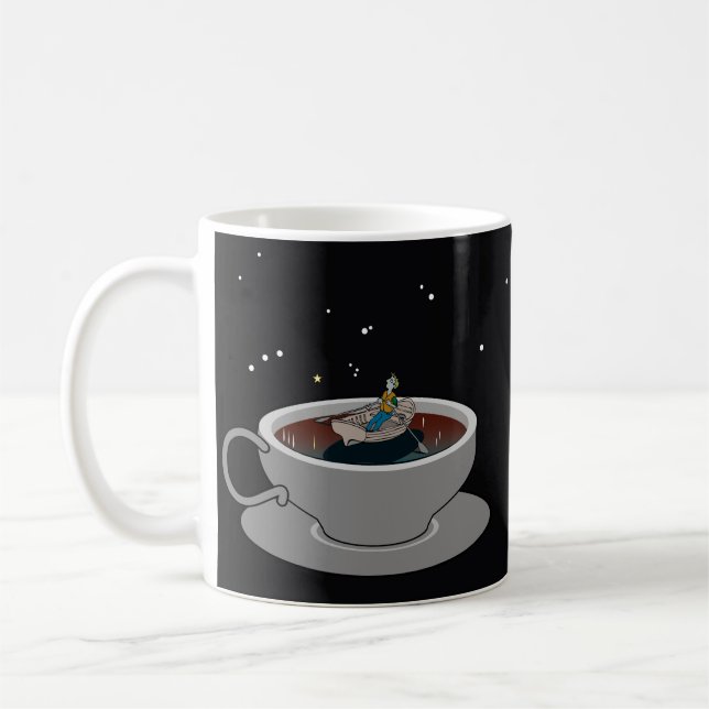 Solitude in a Teacup Coffee Mug (Left)