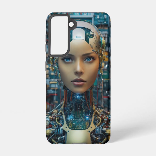 "Solitude in the Cityscape" Samsung Galaxy Case (Back)