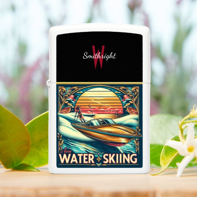 Solitude on the Sea Zippo Lighter (On Table)