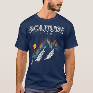 Solitude Utah Ski Resort 1980s Retro T-Shirt