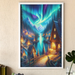 Solitudes Haven: A Cabin Retreat Poster