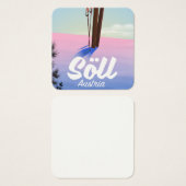 Söll, Austria Ski travel poster (Front & Back)