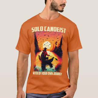 Solo Canoe Canoeing T-Shirt