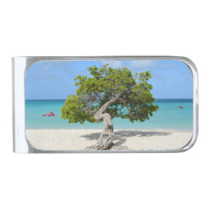 Solo Divi Divi Tree in Aruba Silver Finish Money Clip