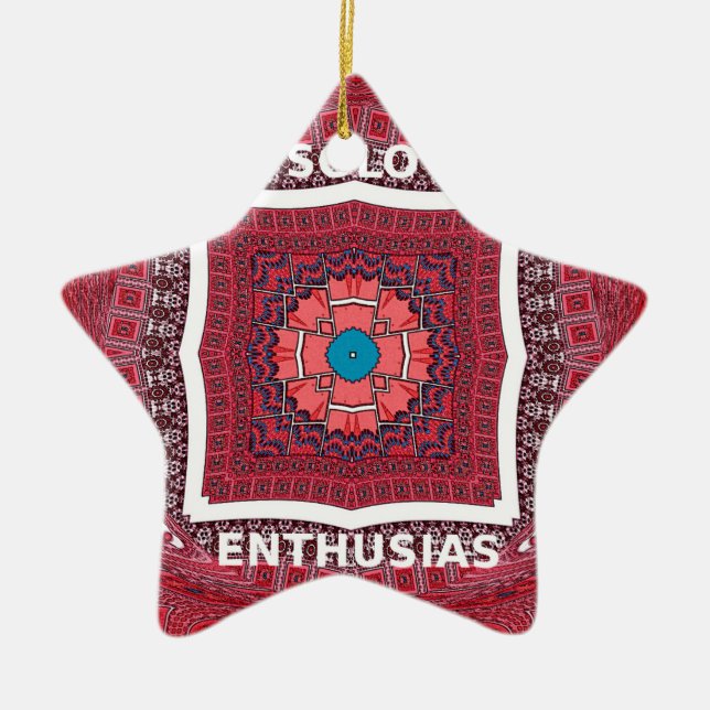 Solo Enthusiasm Ceramic Ornament (Front)