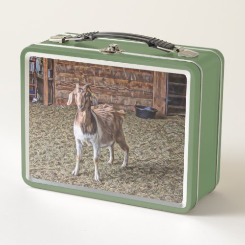 Solo Goat Kid Metal Lunch Box