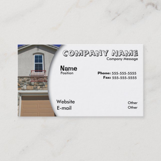 Solo House Business Card (Front)