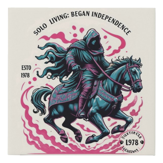 SOLO LIVING GALLERY ART FAUX CANVAS PRINT (Front)