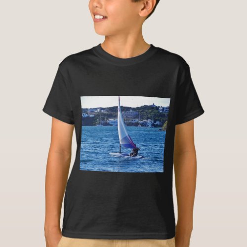 Solo Sailing Dinghy T_Shirt