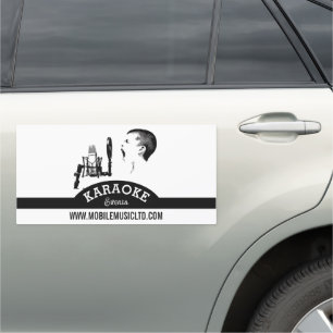 Solo Singer, Karaoke Event Organizer Car Magnet