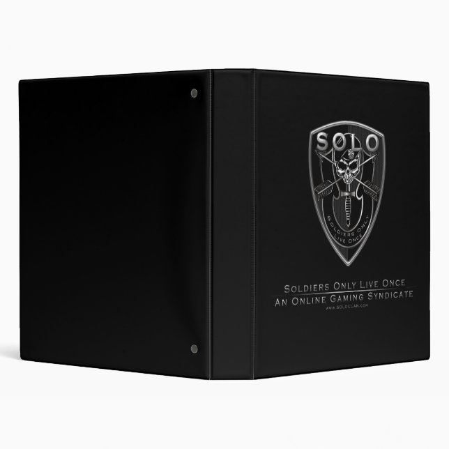 SOLO Tactical Book 3 Ring Binder (Background)