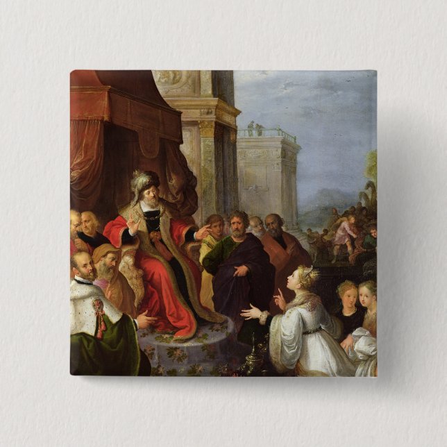 Solomon and the Queen of Sheba Button (Front)