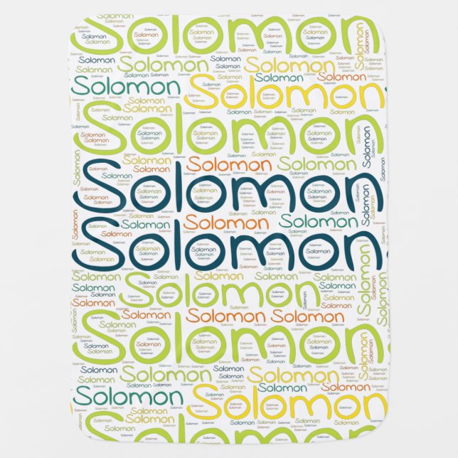 Solomon Baby Blanket (Front)