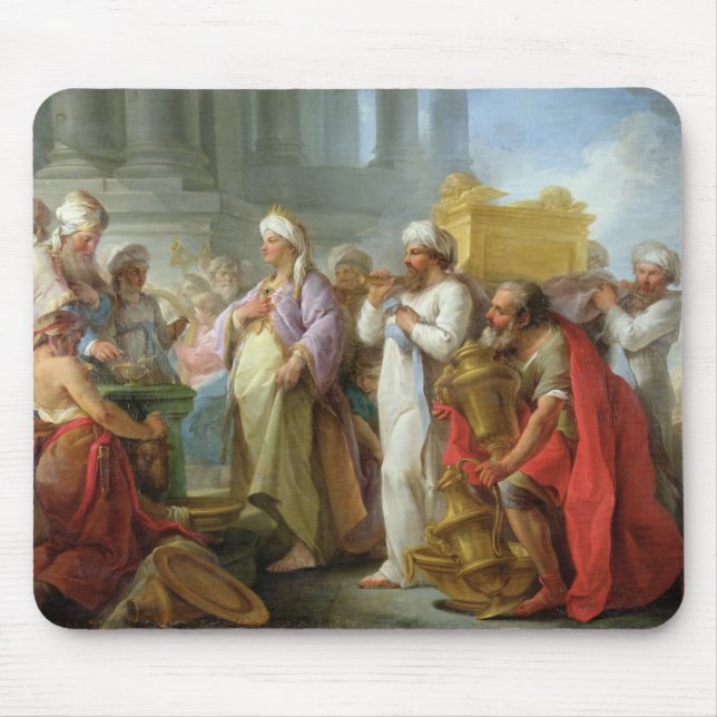 Solomon Before the Ark of the Covenant, 1747 Mouse Pad (Front)