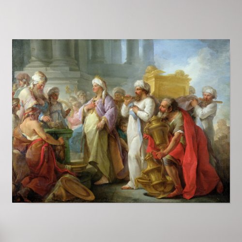 Solomon Before the Ark of the Covenant 1747 Poster