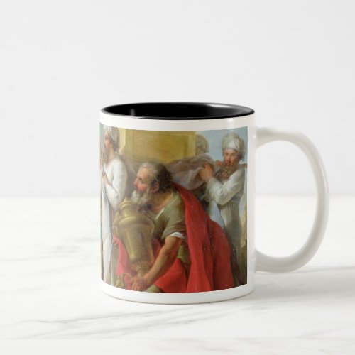 Solomon Before the Ark of the Covenant 1747 Two_Tone Coffee Mug