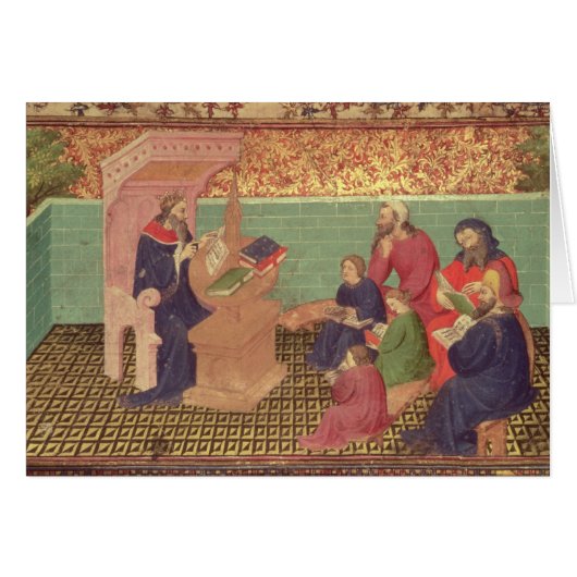 Solomon dictates the Proverbs Cards (Front Horizontal)