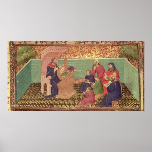 Solomon dictates the Proverbs Poster (Front)