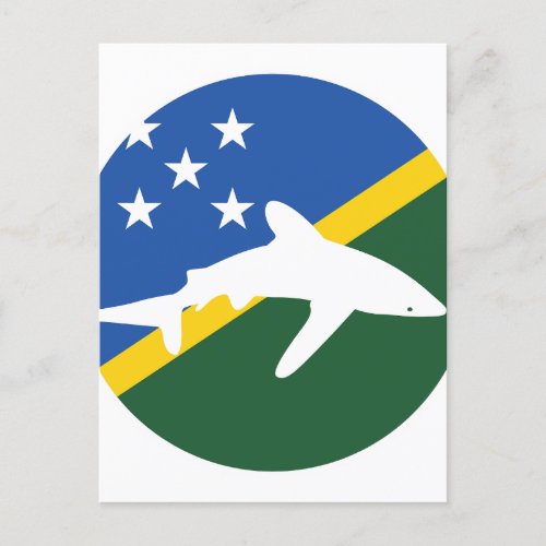 Solomon Island Shark Solomon Islander National Postcard