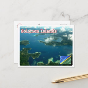 Solomon Islands - Aerial View - Postcard