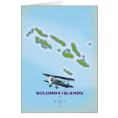 Solomon islands cartography map. (Front)