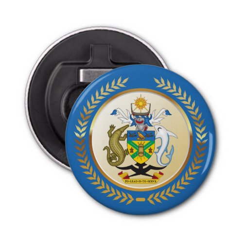 Solomon Islands Coat of Arms Bottle Opener