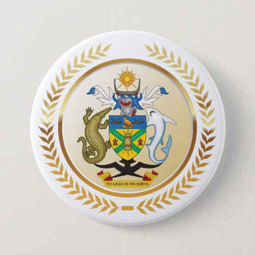 Solomon Islands Coat of Arms Button