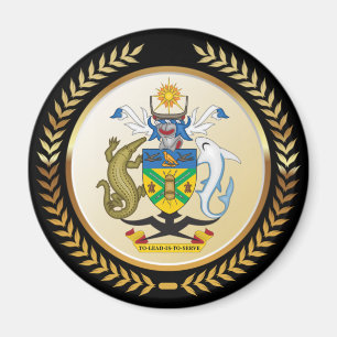 Solomon Islands Coat of Arms Magnet