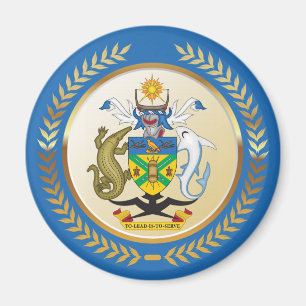 Solomon Islands Coat of Arms Magnet