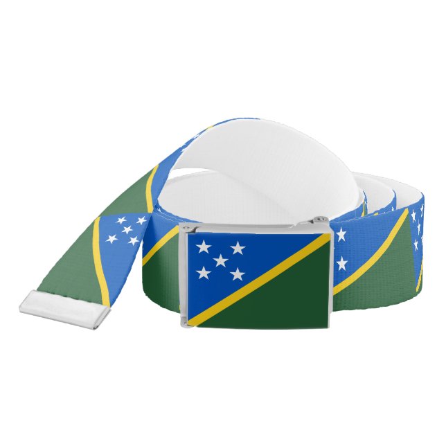 Solomon Islands Flag Belt (Snake)