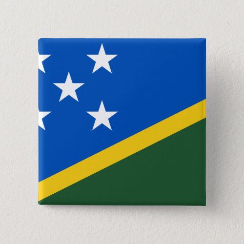 Solomon Islands Flag Button