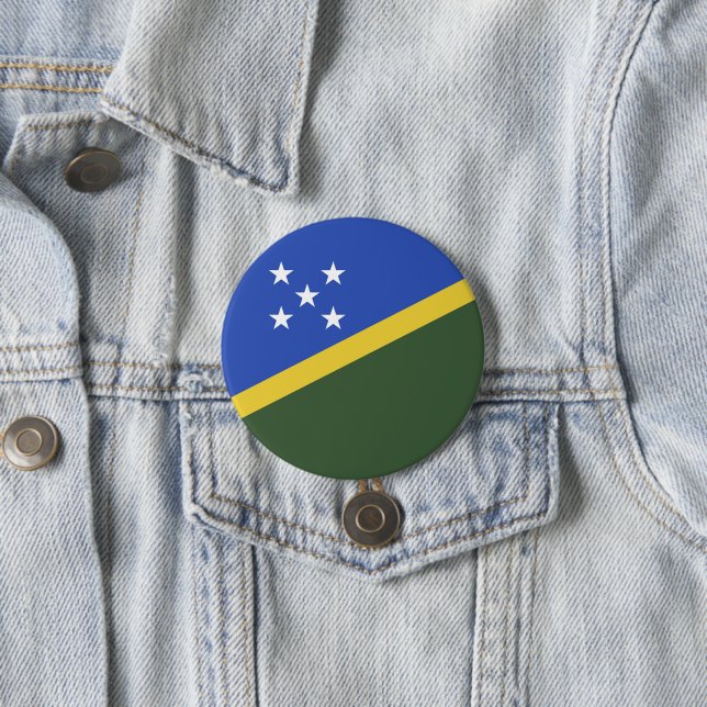 Solomon Islands flag Button (In Situ)