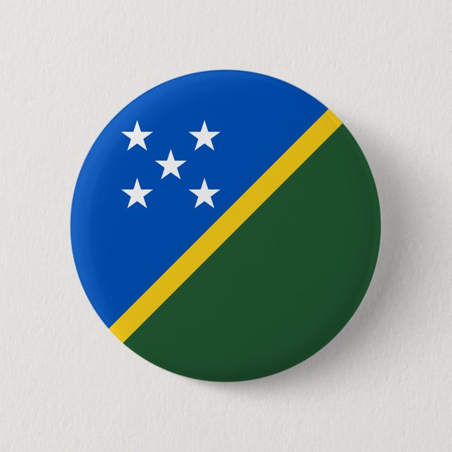Solomon Islands Flag Button (Front)