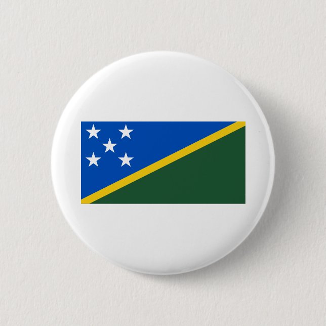 Solomon Islands Flag Button (Front)