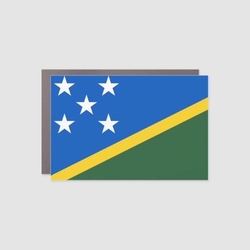 Solomon Islands Flag Car Magnet